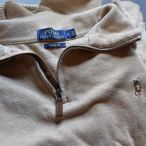 Polo Ralph Lauren Men Estate Rib Quarter Zip Large